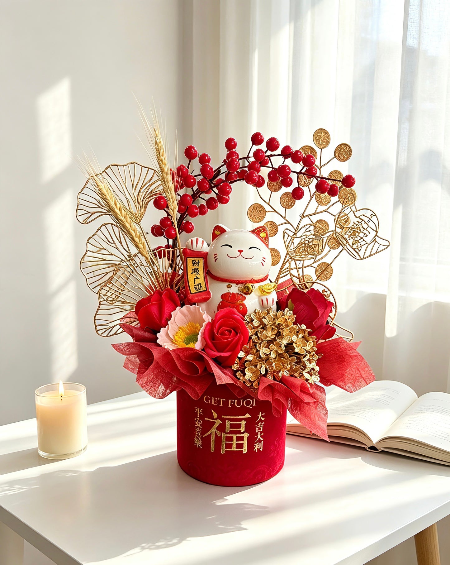 PROSPERITY WISH - GRAND OPENING FLOWER BOUQUET