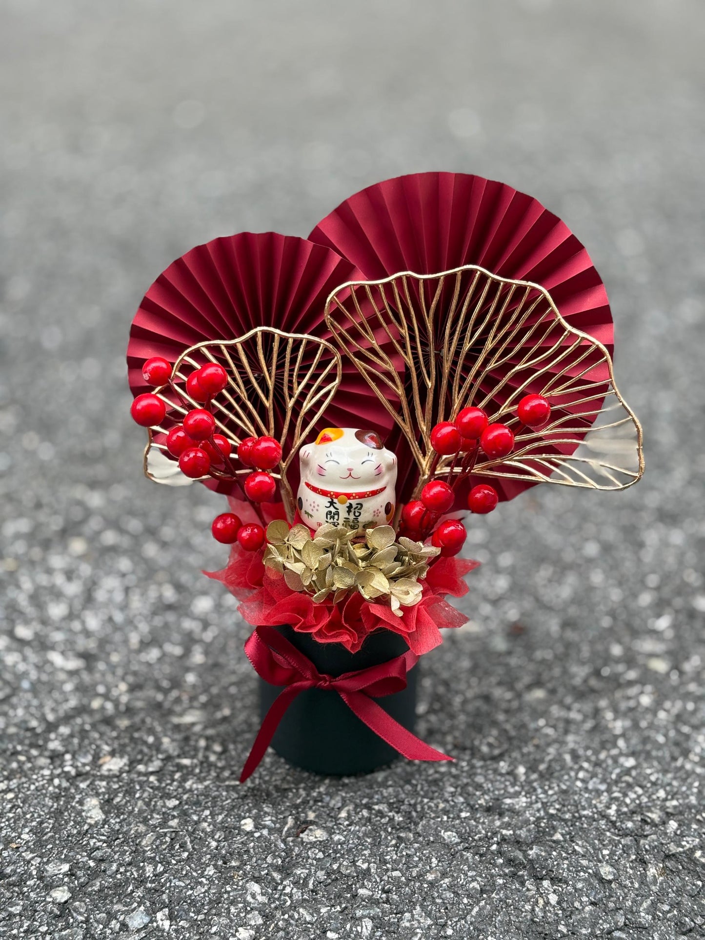 MINI GRAND OPENING HYDRAGEA - BLACK RED