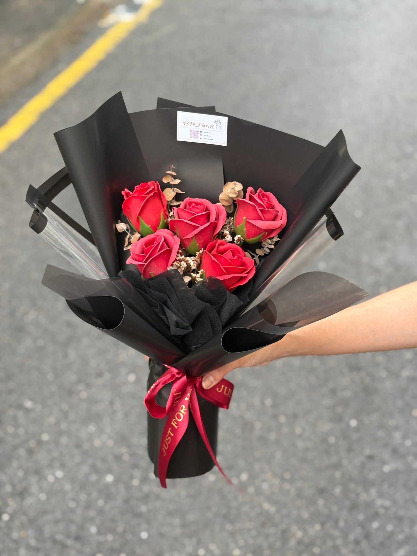 5PCS SOAP ROSE BOUQUET