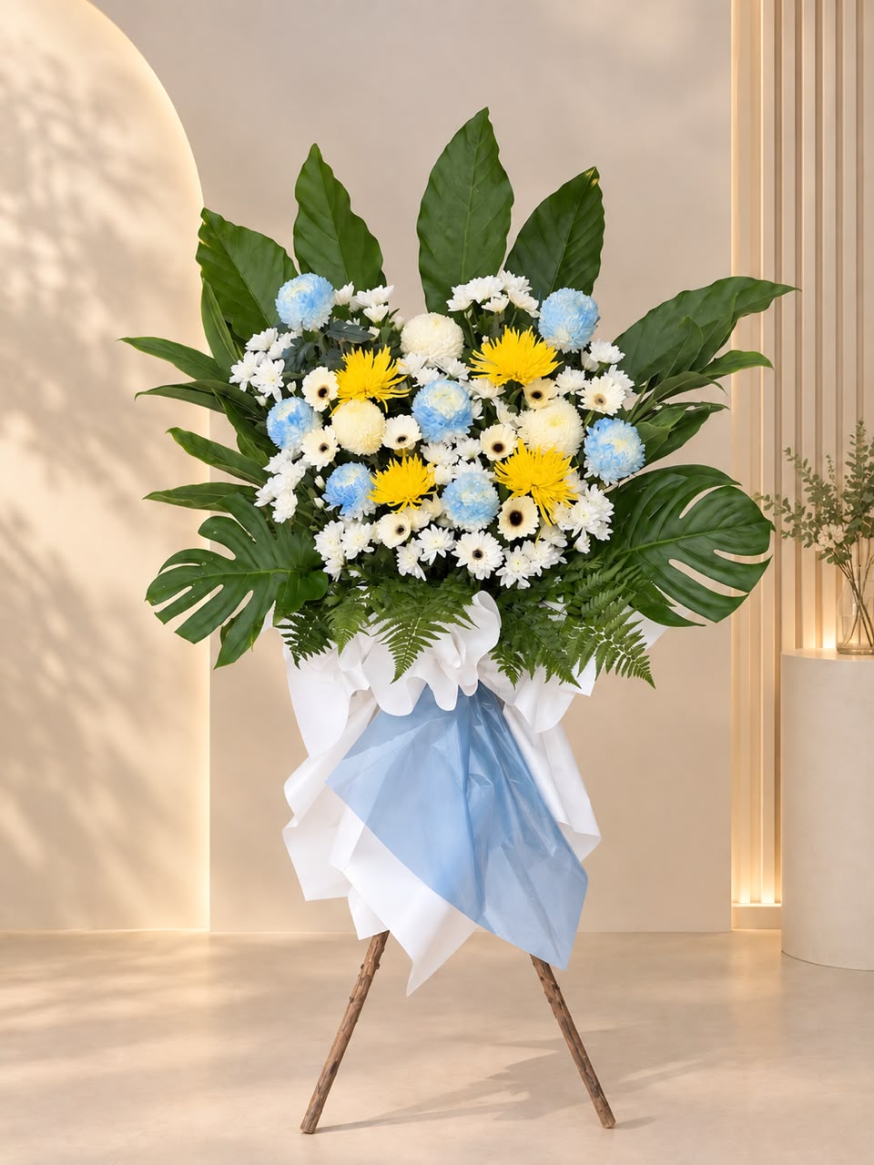 HEAVENLY COMFORT - CONDOLENCES FLOWER STAND