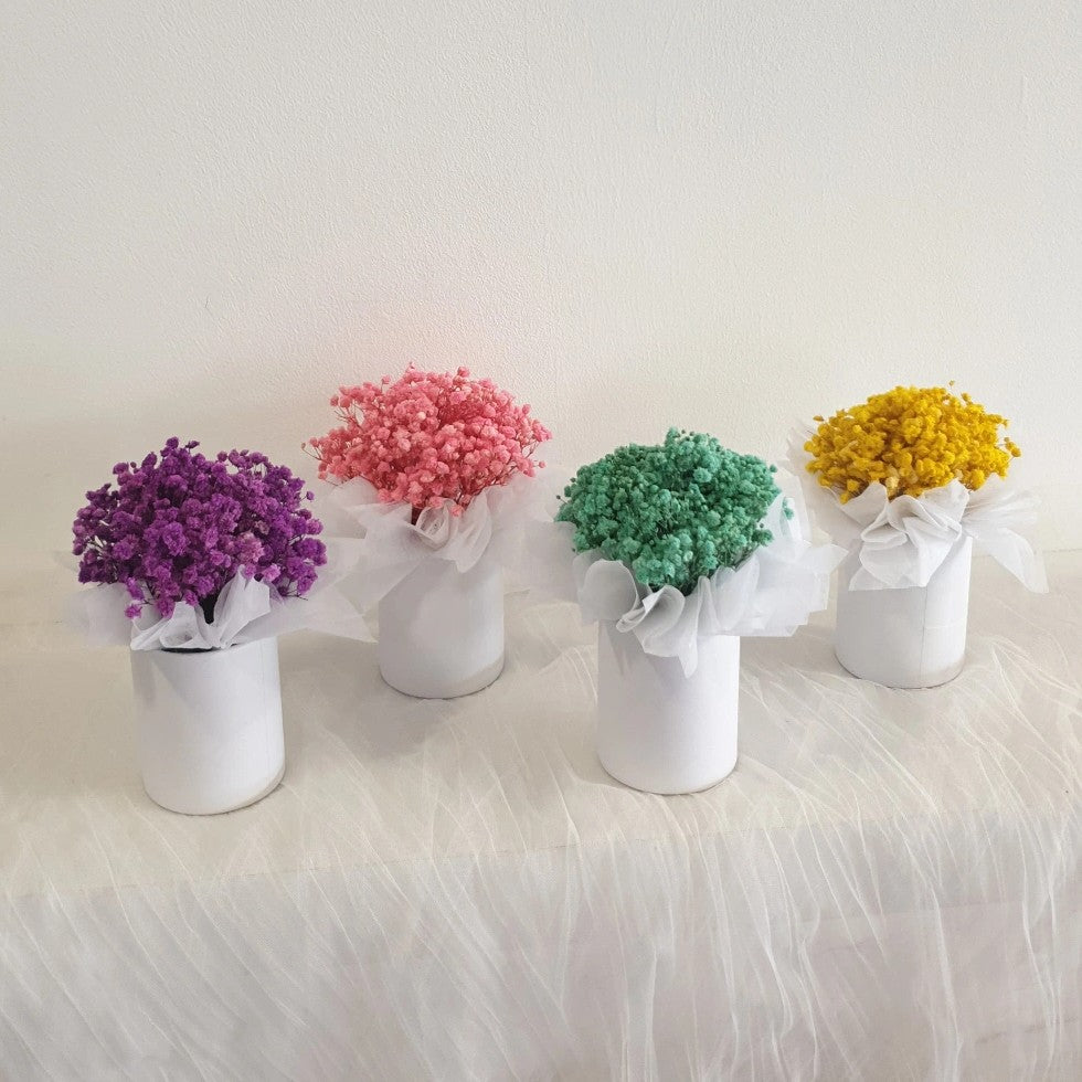 PRESERVE BABY BREATH TABLE FLOWER