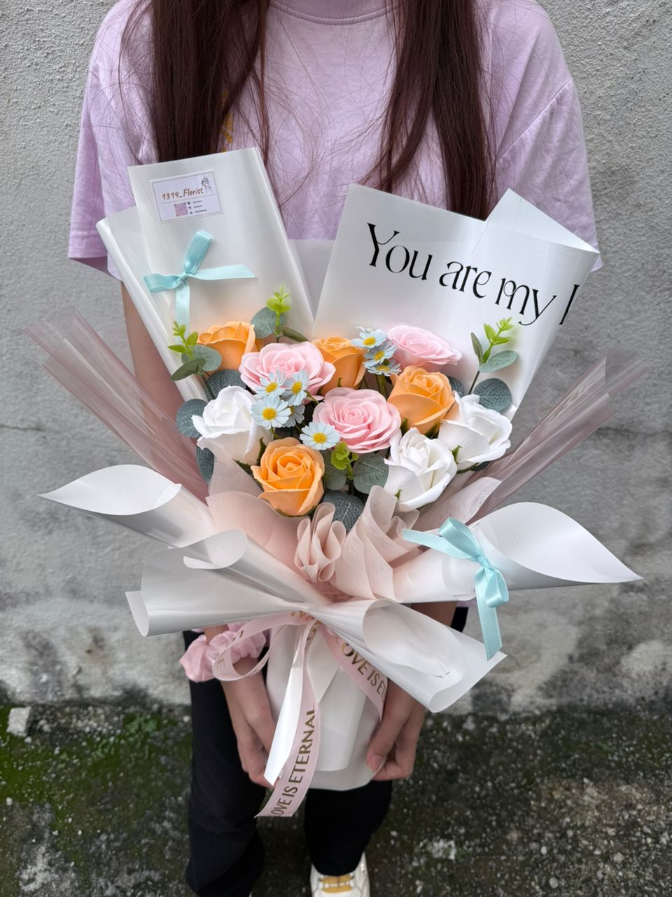 PASTEL LOVE (PINK WHITE)