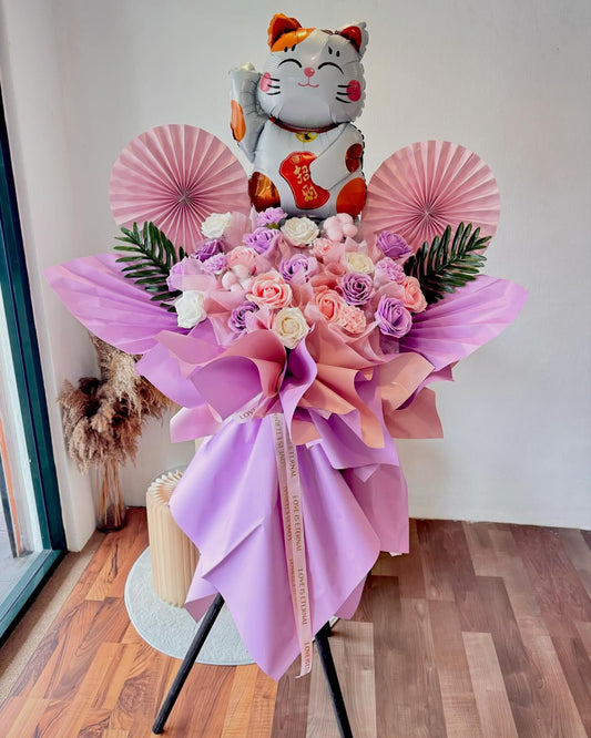 Grand Opening Flower Stand -LAVENDER FORTUNE
