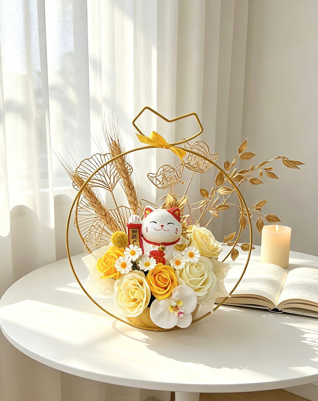 WARMTH OF PLENTY - GRAND OPENING FLOWER BOUQUET