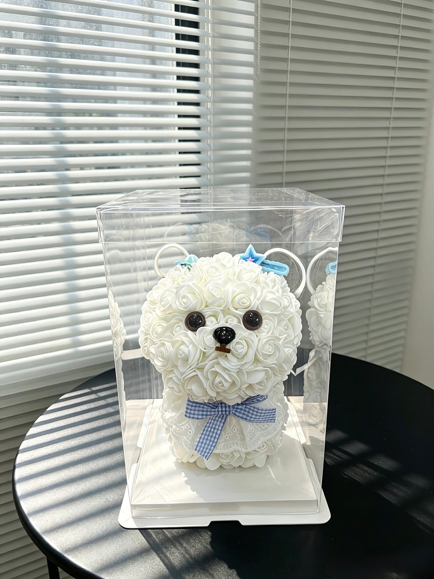 WHITE FLUFFY