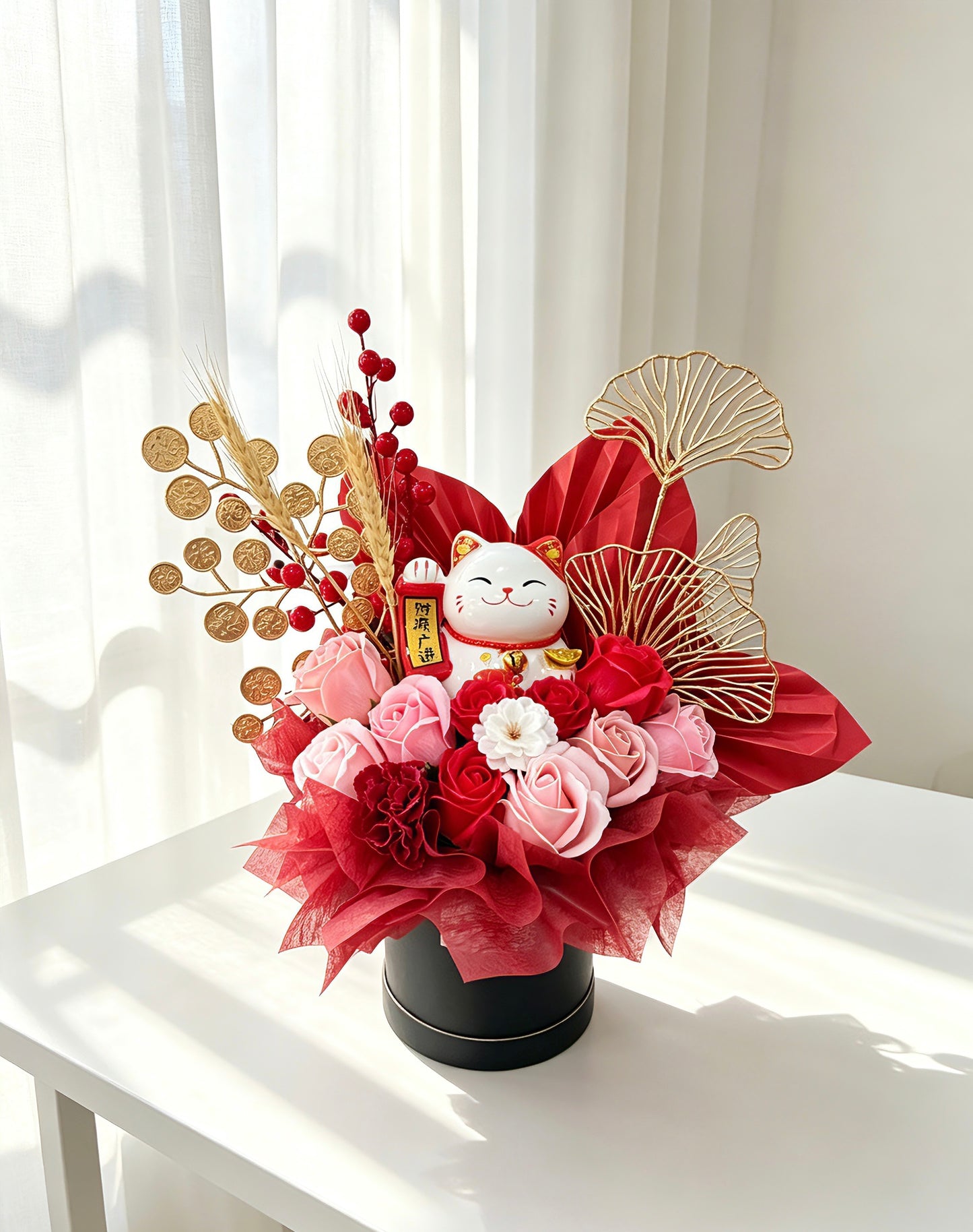 WEALTH BLESSING - GRAND OPENING FLOWER BOUQUET