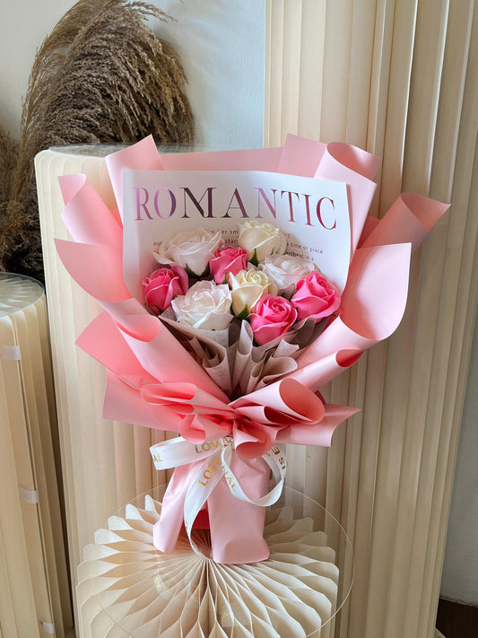 PINK SOAP FLOWER