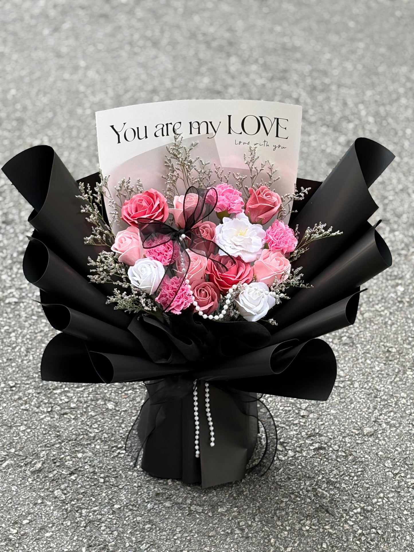 ROSE PINK WHISPER (BLACK)