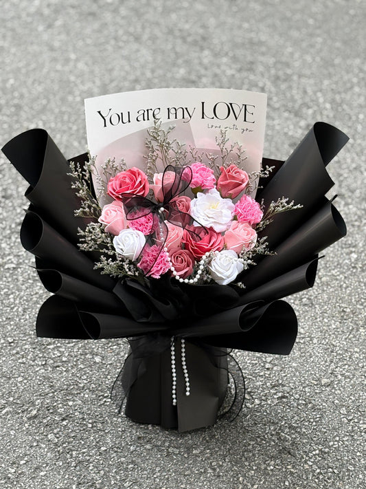 ROSE PINK WHISPER (BLACK)