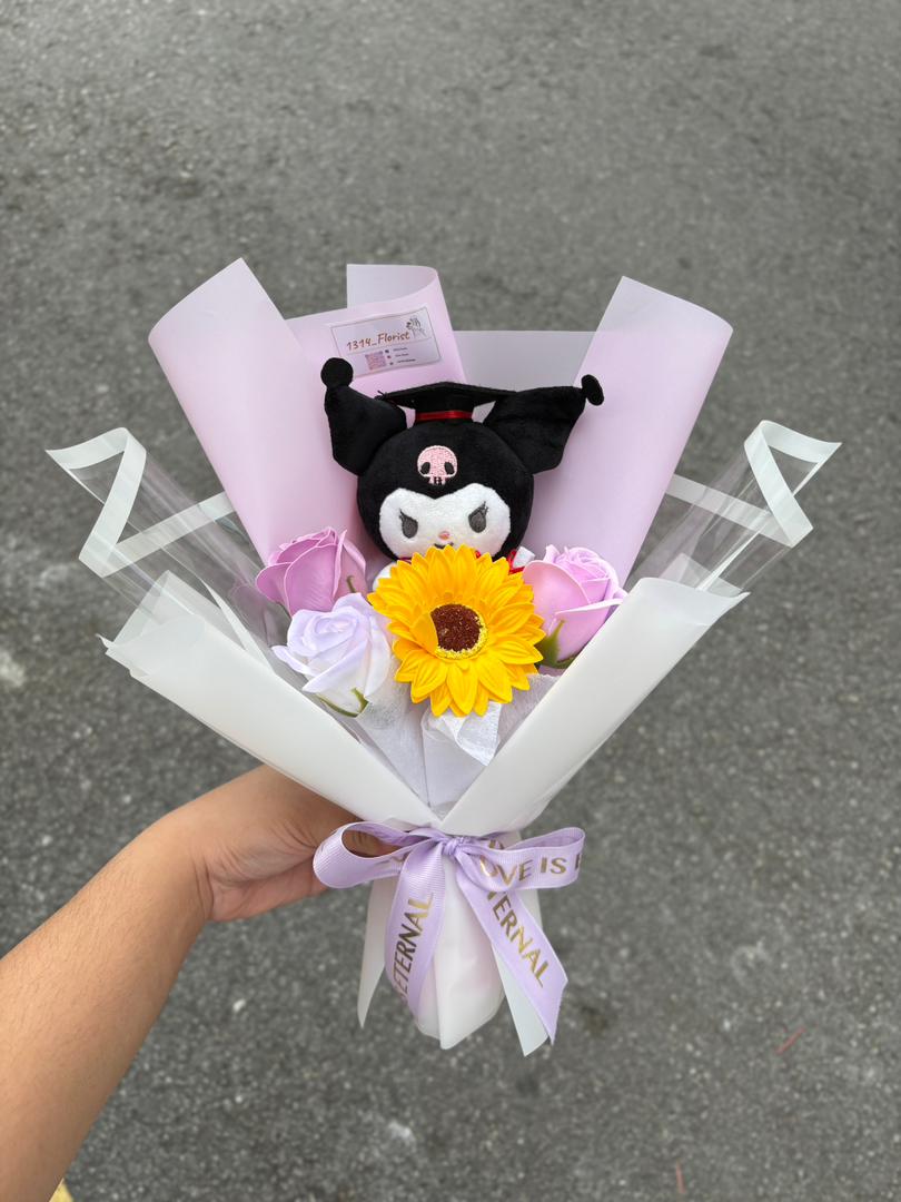 KUROMI SMALL CONVO BOUQUET 2.0 (PURPLE)