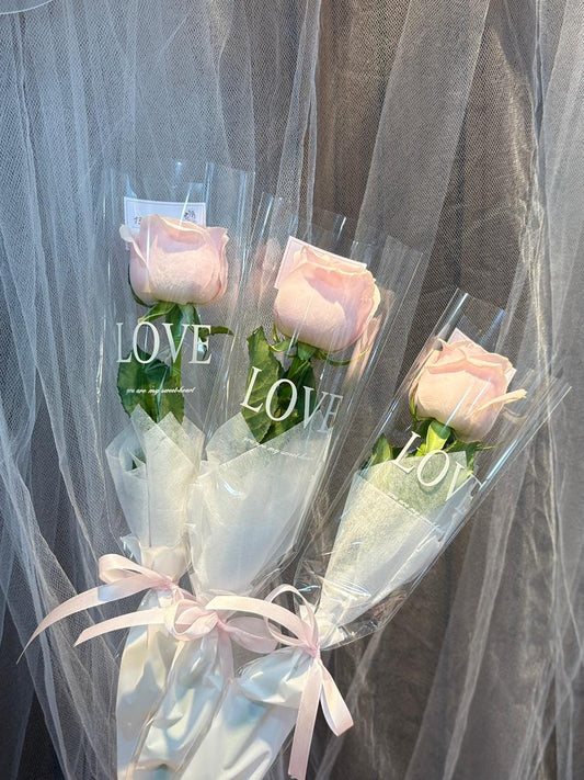 SINGLE FRESH PINK ROSE