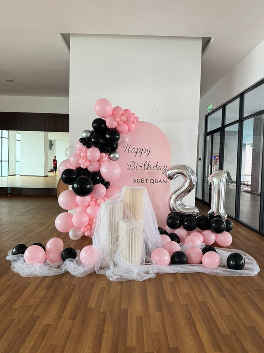 BLACK PINK SERIES BIRTHDAY DECO