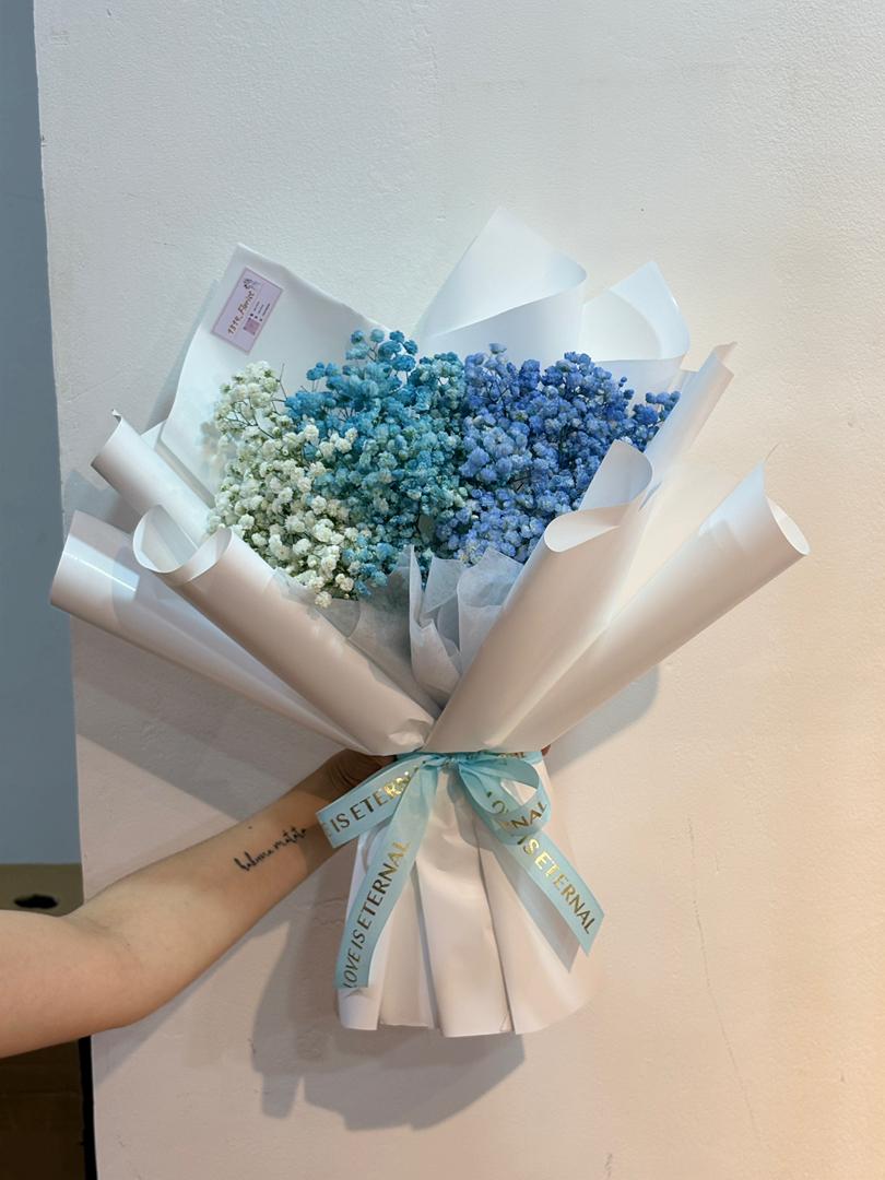 FRESH BABY BREATH (ICE BLUE MIX )