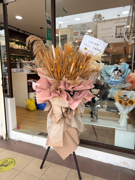 GOLDEN SERENITY - GRAND OPENING FLOWER STAND