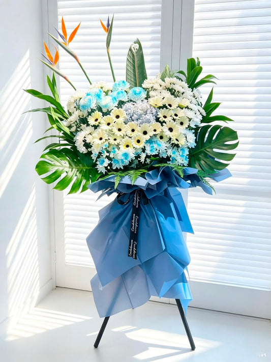 ETHEREAL HAVEN - CONDOLENCES FLOWER STAND