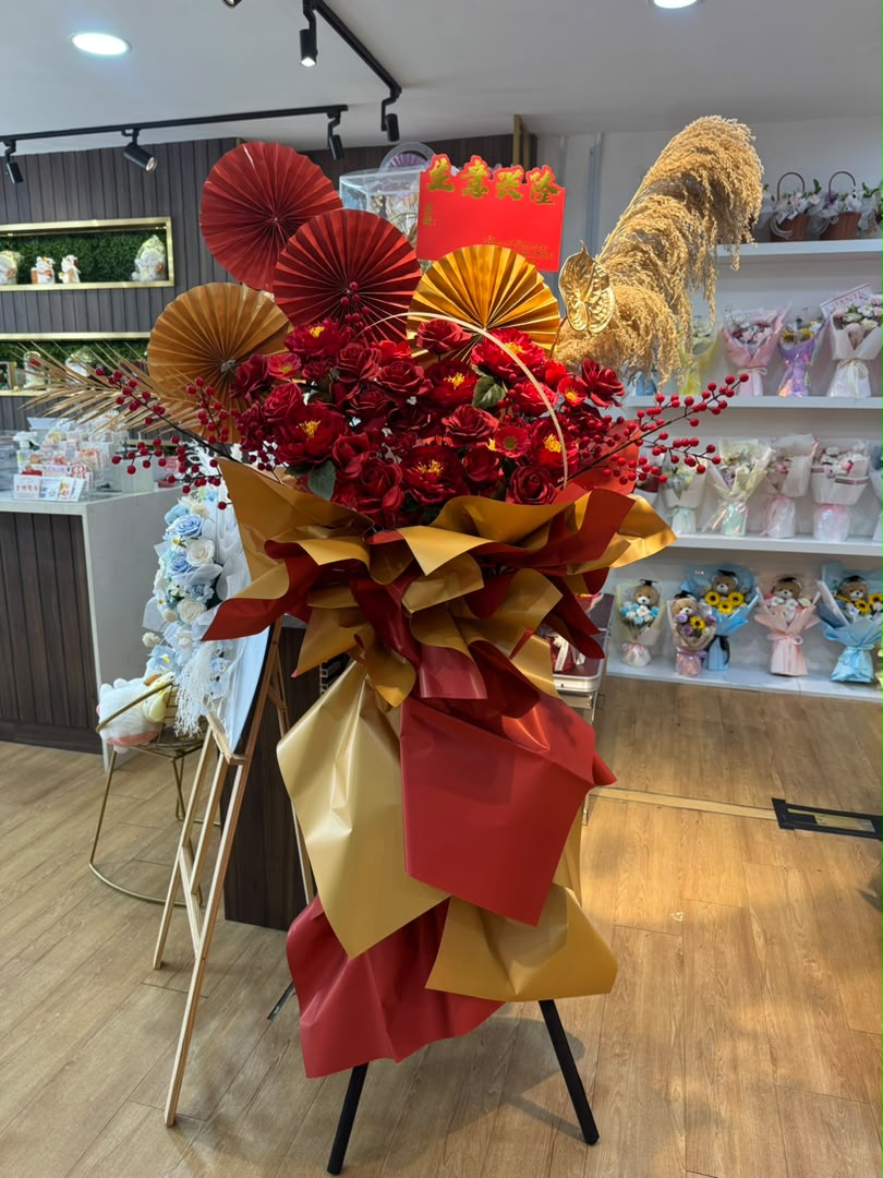 AURA OF WEALTH - GRAND OPENING FLOWER STAND