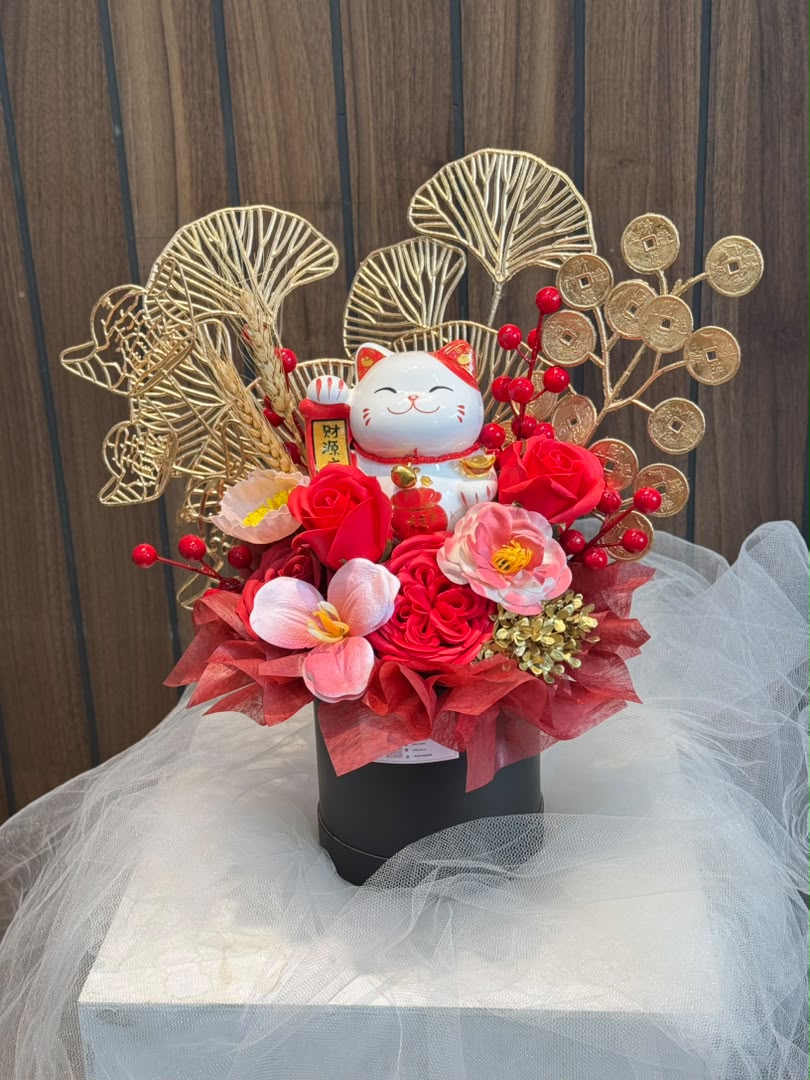GOLDLEAF FORTUNE - GRAND OPENING FLOWER BOUQUET