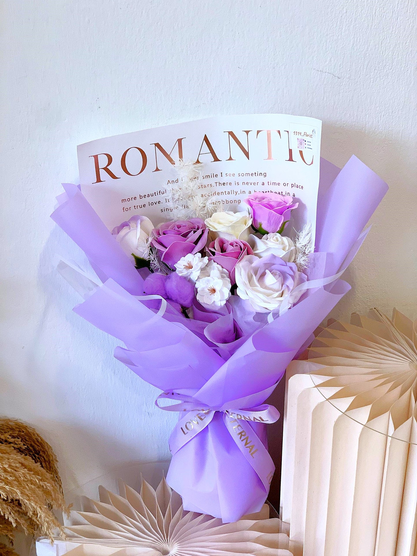 WARM LOVE FLOWER BOUQUET (PURPLE)