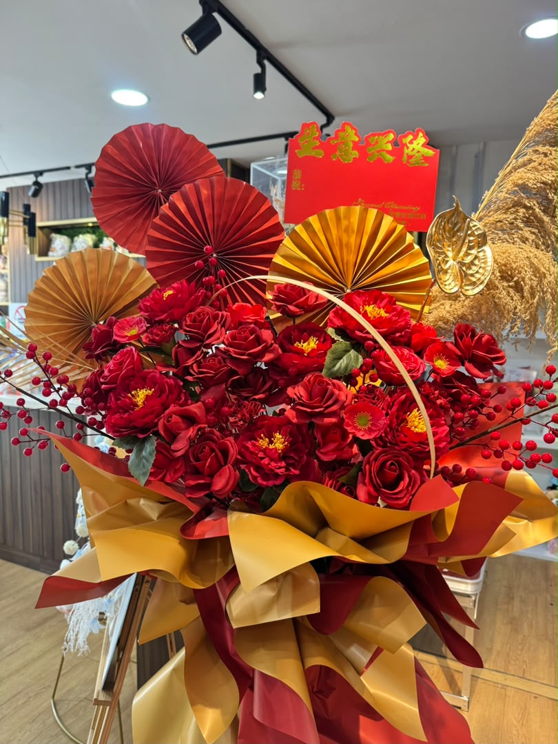 AURA OF WEALTH - GRAND OPENING FLOWER STAND