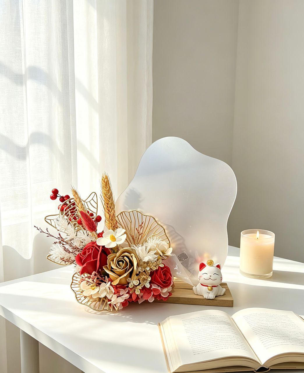 GLIDED PETAL - GRAND OPENING FLOWER BOUQUET