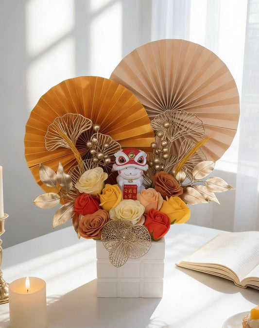 VINTAGE LUCK - GRAND OPENING FLOWER BOUQUET