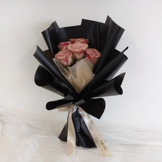 FRESH CAPPUCCINO ROSE  FLOWER BOUQUET